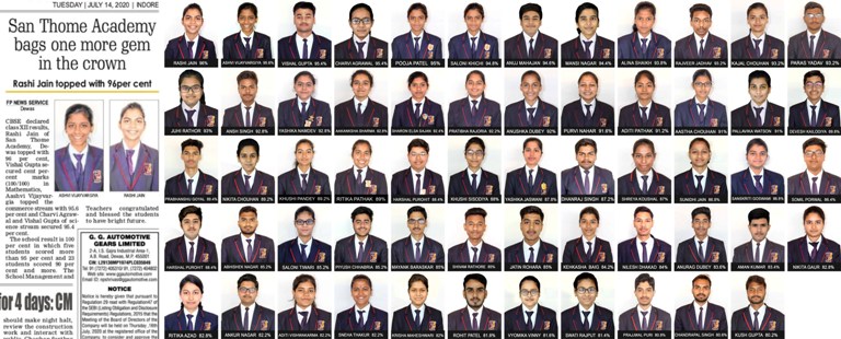 SAN THOME ACADEMY BAGGED ONE MORE GEM IN THE CROWN