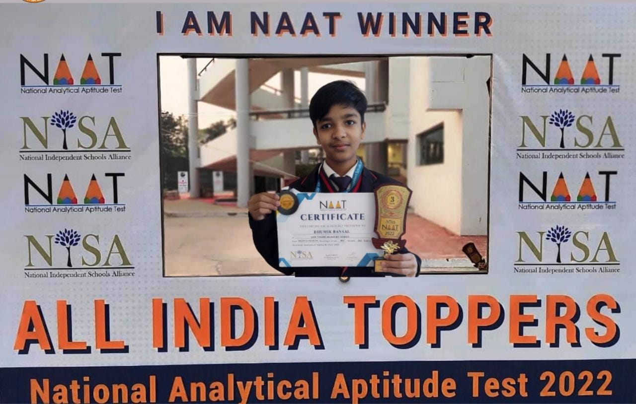 Bhumik Bansal of San Thome Academy achieved success at the National Level
