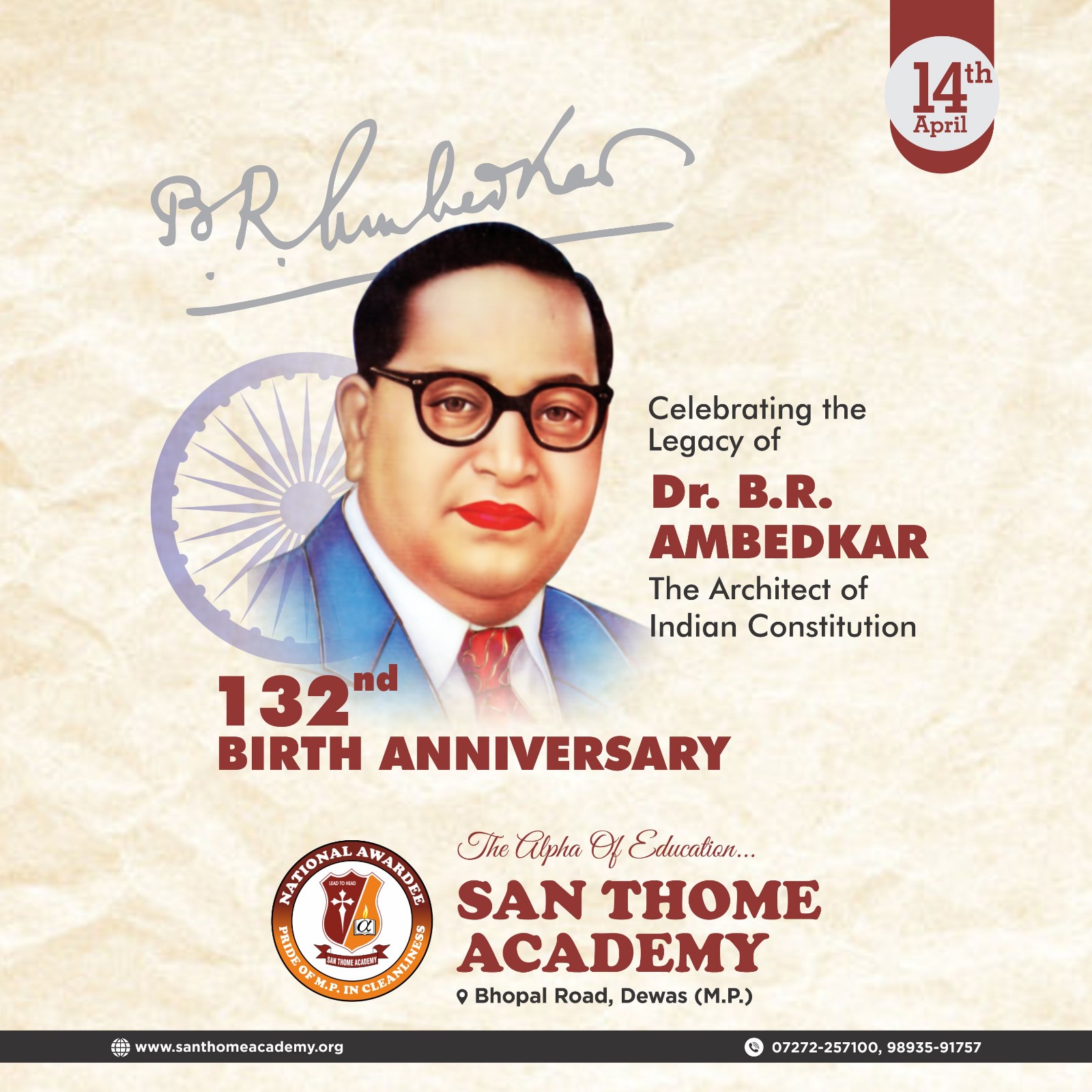Dr.B.R.Ambedkar-132 Birth Anniversary